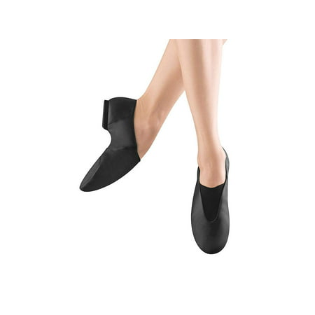 Bloch Dance Women s Super Jazz Leather and Elastic Slip On Jazz Black Size 5.5