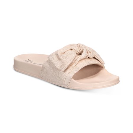 Inc International Concepts Knotted Pool Slides Slippers (Light Pink L/M)