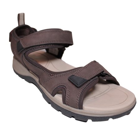 Lands End Men Size 8 D All Weather Sandals Rich Coffee Brown