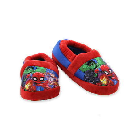 Marvel Super Hero Adventures Avengers Boy s Toddler Plush Aline Slippers AVF227Y