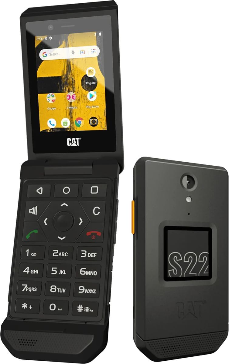 NEW CAT S22 T-Mobile Unlocked 4G LTE Rugged Touch Screen 16GB Android Flip Phone