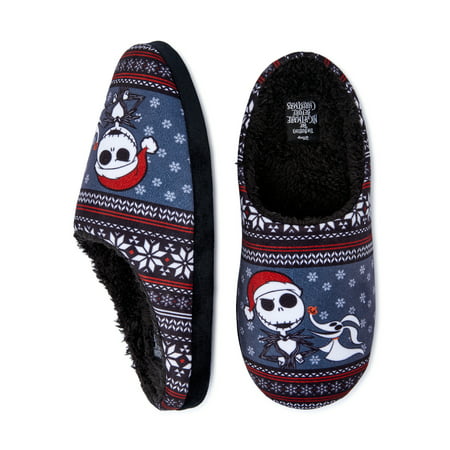 Nightmare Before Christmas Men s Licensed Holiday Slippers