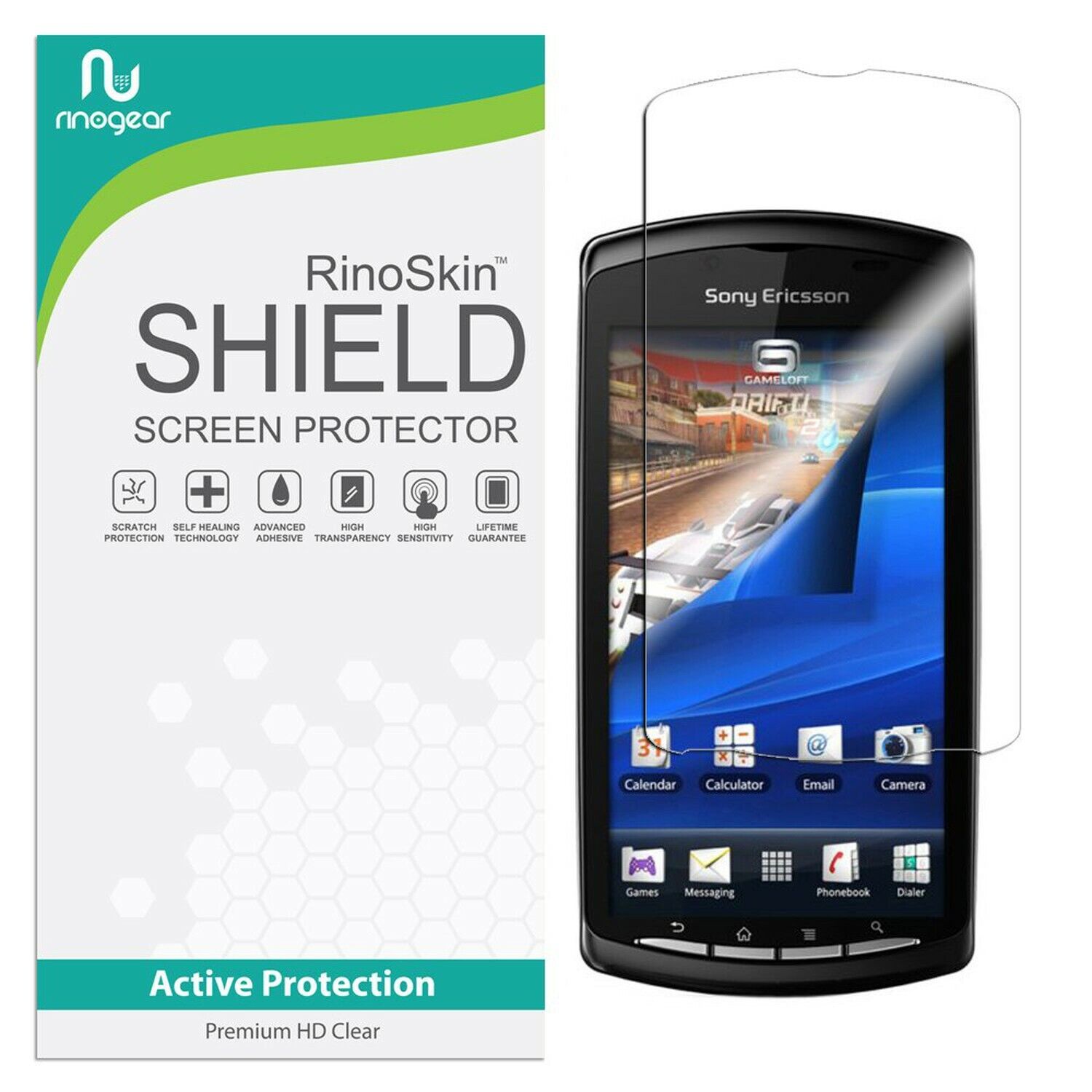 Sony Ericsson Xperia Play Screen Protector Flexible RinoGear