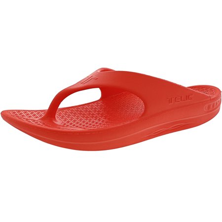 Telic Women s Flip Flop Island Coral Slip-On Shoes - 6M