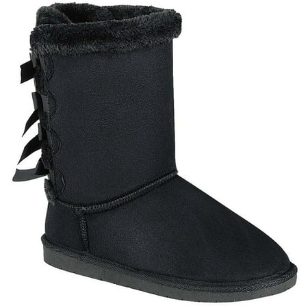 Ann34 Faux Fur Lined Shearling Boots - Womens Winter Mukluk Mid Calf Boot