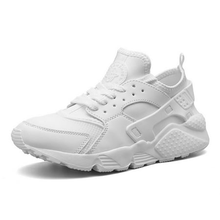 HOBIBEAR Mens Sneakers Outdoor Running Shoes White (Size 7-11.5 Men)