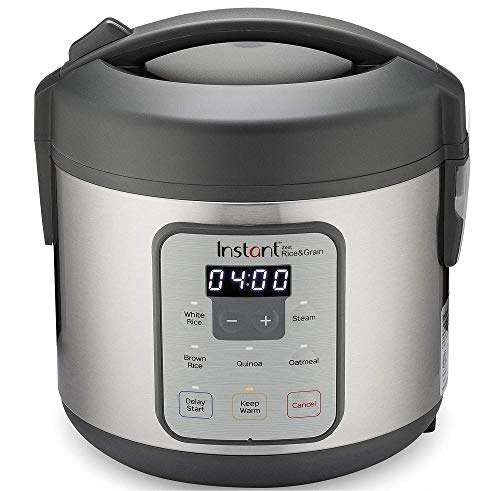 Instant Zest 8 Cup One Touch Rice Cooker, From the Makers of Instant Pot, Steamer, Cooks Rice, Grains, Quinoa and Oatmeal, No Pressure Cooking Functionality
