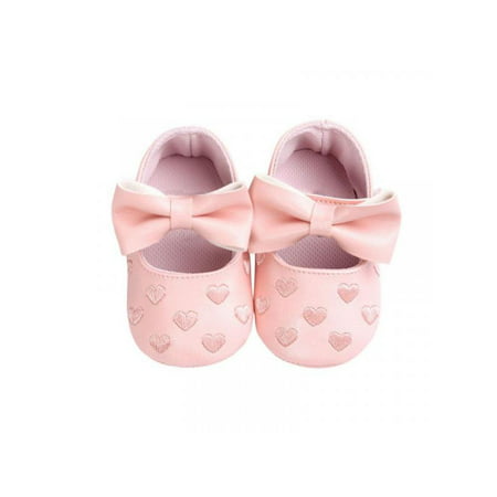 Lavaport Newborn Baby Girl Soft Crib Shoes Infants Anti-slip Sneaker Prewalker