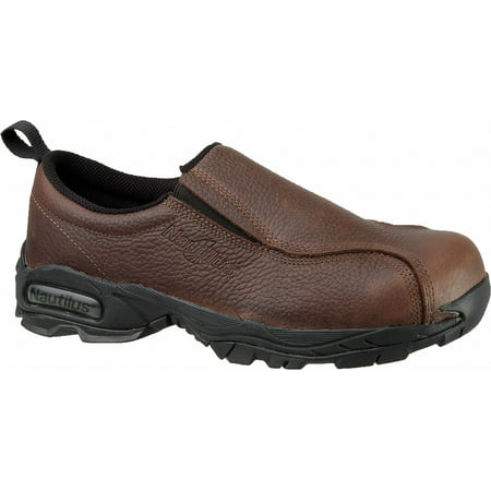 Nautilus Safety Footwear Loafer Shoe 7 Medium Brown Steel PR N1621 SZ: 7M
