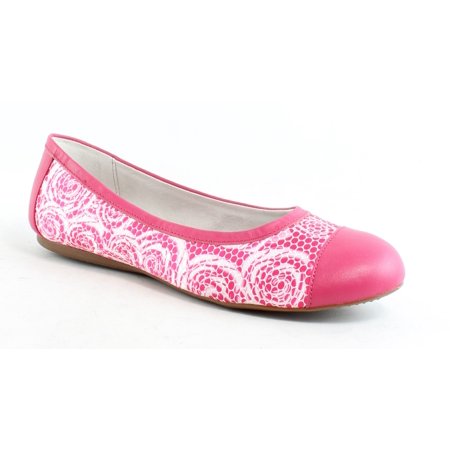 Softwalk Womens Napa Pink Rose Ballet Flats Size 6 (AA N)