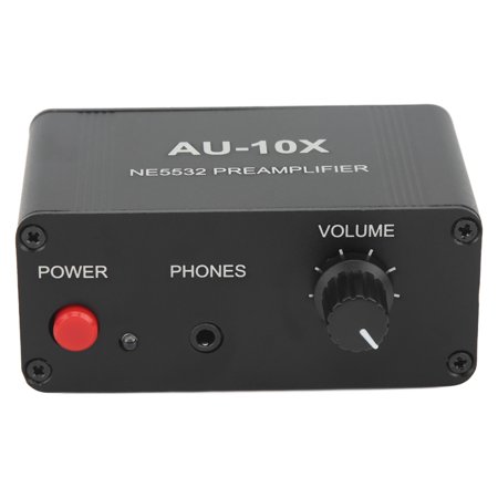 Stereo Preamp Sound Quality Audio Preamplifier 20dB Gain Volume Adjustment For DVD