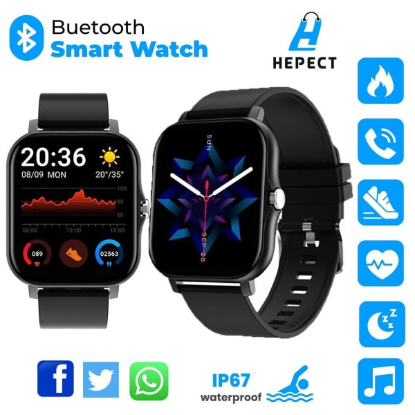 2023 New Smart Watch Women Men Heart Rate For Phone Android Bluetooth Waterproof