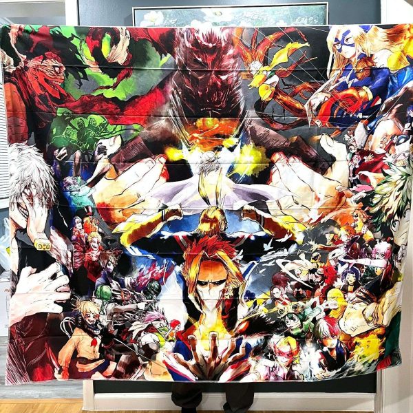 Anime Tapestry Wall Hanging for Living Room Decoration Festival Gifts 50x60in