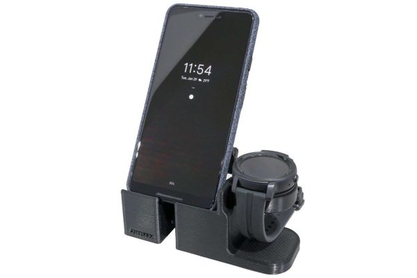 Artifex Design Stand Configured for TicWatch E2 / S2 Smartwatch Combo