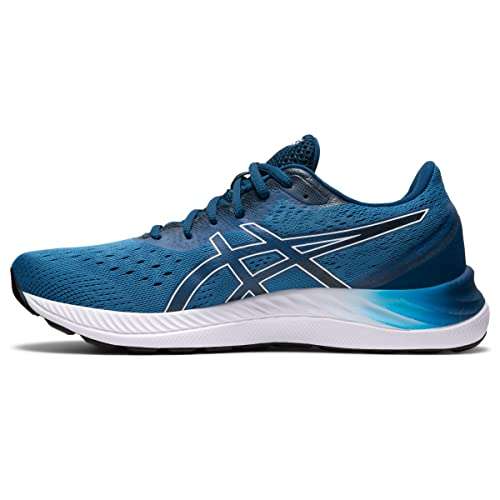 ASICS Men's Gel-Excite 8 Running Shoes, 10.5, Reborn Blue/White