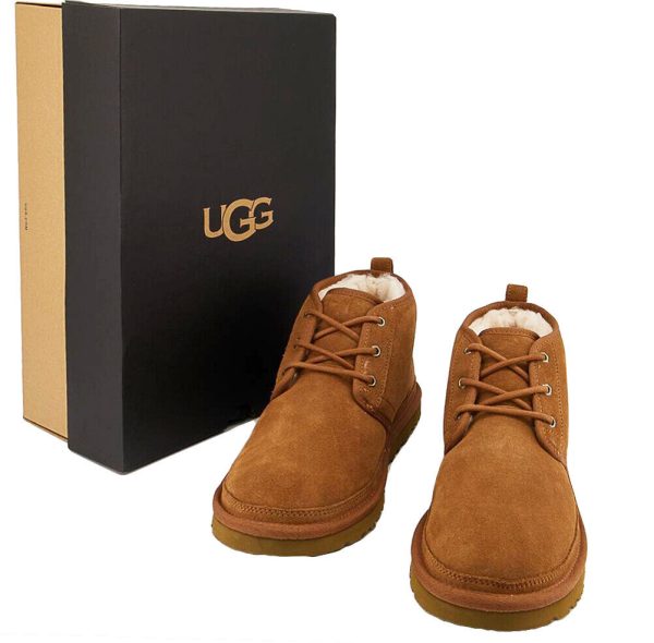 Authentic UGG Men's Iconic Neumel Chestnut Chukka Boots Shoes Brand New 3236