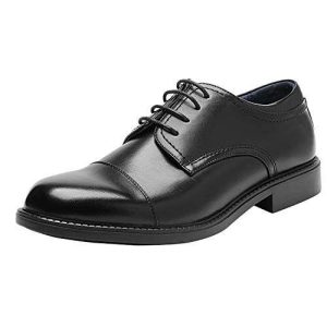 Bruno Marc Men's Downing-01 Black Leather Lined Dress Oxford Shoes Classic Lace Up Formal Size 12 M US