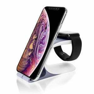Charger Stand Holder Charging Dock Station for iWatch and Cell Phone Tablet US