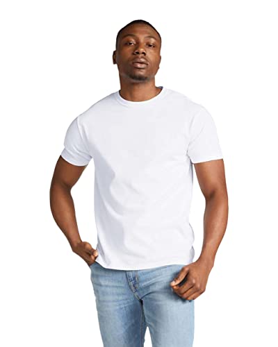 Comfort Colors mens Adult Short Sleeve Tee, Style 1717 T Shirt, White, Medium US