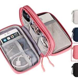 Electronic Organizer Travel Cable Accessories Bag,Electronic Organizer Case,Waterproof Electronic Accessories Organizer Bag for Power Bank,Charging Cords,Chargers,Mouse,USB Cable,Earphones Flash Drive