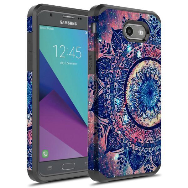 For Samsung Galaxy J7 V/Perx /J7 Prime/J7 Sky Pro/ SM-J727 Hybrid Graphic Case