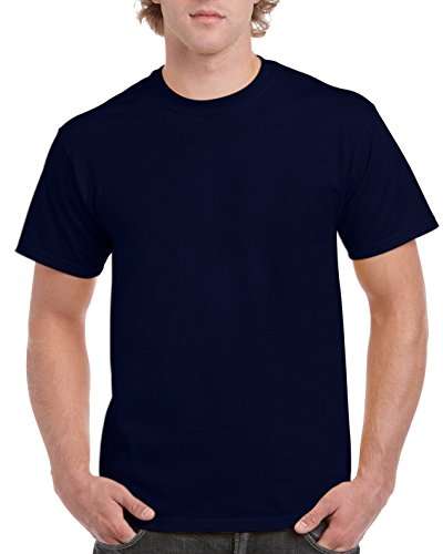 Gildan Men's G2000 Ultra Cotton Adult T-shirt, Navy, Large