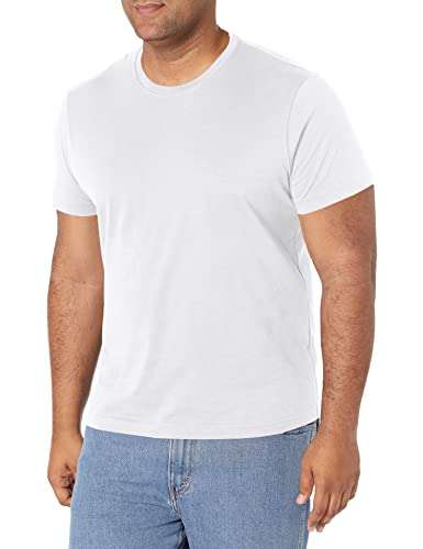 Goodthreads Men's Slim-Fit Short-Sleeve Cotton Crewneck T-Shirt, White, Medium
