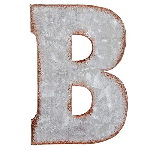 Hobby Lobby Galvanized Metal Letter Symbol Wall Decor - B