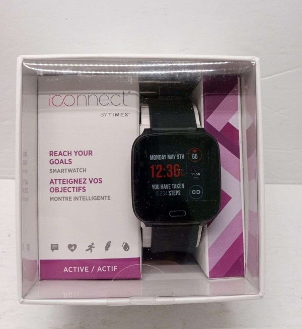 iConnect By Timex Classic Square Smartwatch TW5M34100