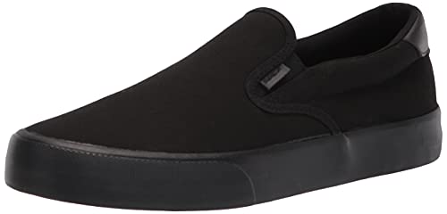 Lugz Men's Clipper Classic Slip-on Fashion Sneaker, Black, 10