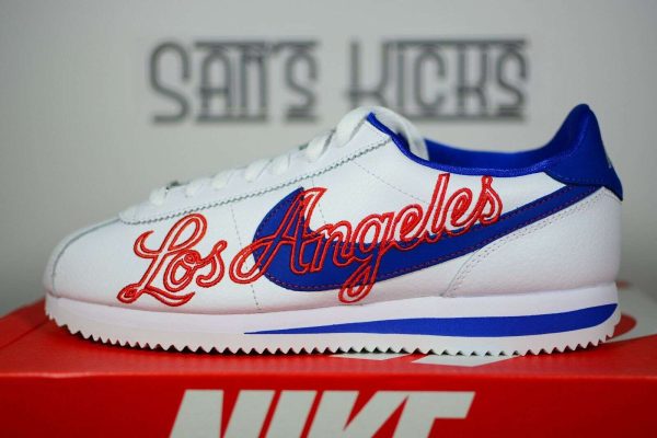Men's Nike Cortez Leather Los Angeles LA Dodgers MLB Size 7-13 [DA4402-100]