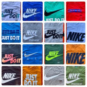 Men's NIKE T-SHIRT S-4XL Graphic Swoosh-Just-Do-It Logo Crew Athletic Fit Tee
