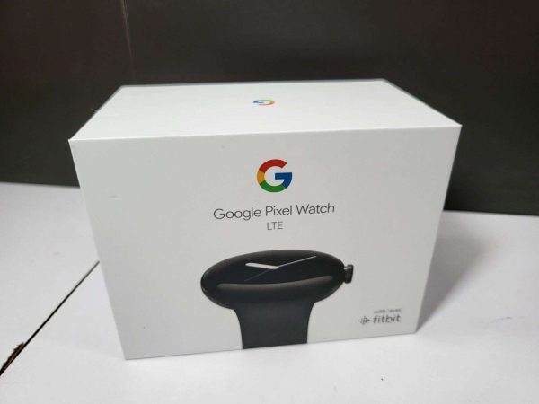New Google Pixel Watch LTE 41mm Matte Black Stainless Steel Case (GA02096-US)