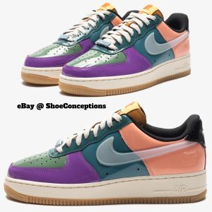 Nike Air Force 1 Low SP x Undefeated Shoes Wild Berry Blue DV5255-500 Men's NEW
