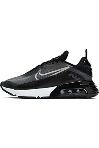 Nike Air Max 2090 Mens Running Trainers CW7306 Sneakers Shoes (UK 8 US 9 EU 42.5, Black White Wolf Grey 001)