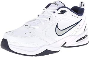 Nike Air Monarch IV Men's Shoes White/Metallic Silver 415445-102 (11.5 D(M) US)