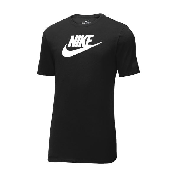 Nike Logo Men's Short Sleeve Swoosh Printed T-Shirt Red Black Blue W