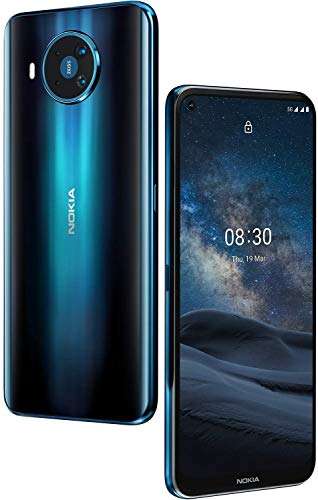 Nokia 8.3 5G TA-1243128GB 8GB RAM Factory Unlocked (GSM Only | No CDMA - not Compatible with Verizon/Sprint) International Version- Polar Night