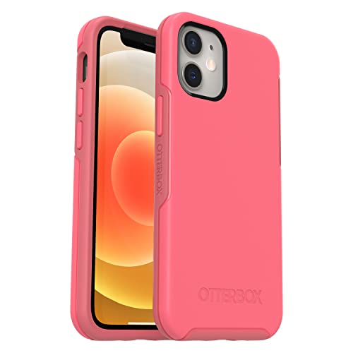 OtterBox Symmetry+ Case for iPhone 12 Mini with MagSafe, Shockproof, Drop Proof, Protective Thin Case, 3X Tested to Military Standard, Pink