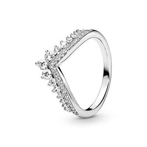 Pandora Jewelry - Princess Wish Cubic Zirconia Ring - Gift for Her - Sterling Silver - Size 7
