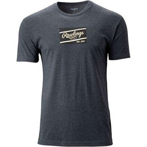 Rawlings Color Sync Patch Branded T-Shirt, Charcoal Grey, X-Large