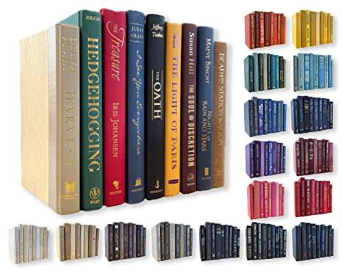 Real Books by Color™ for Decor | Choose your Colors | Used Hardcover Books | Perfect for Office or Home Décor, Interior Design, Wedding Display, Stage and Set Props, or Instant Library