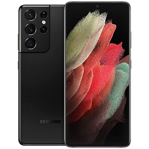 SAMSUNG Galaxy S21 Ultra G998U 5G | Fully Unlocked Android Smartphone | US Version | Pro-Grade Camera, 8K Video, 108MP High Resolution | 256GB - Phantom Black (Renewed)