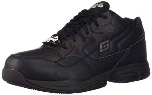 Skechers for Work Men's Felton Shoe, Black, 12 M US