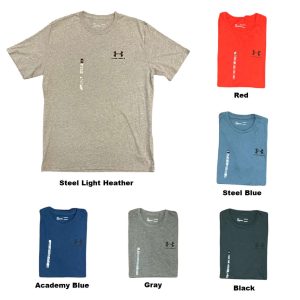 Under Armour Men's Sportstyle Left Chest Short Sleeve Heat Gear T-Shirt