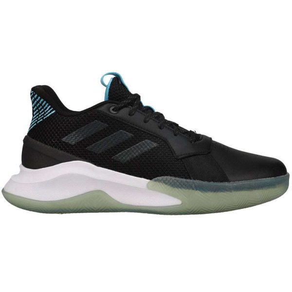 adidas EG0983 Mens Runthegame Basketball Sneakers Shoes Casual - Black,Blue