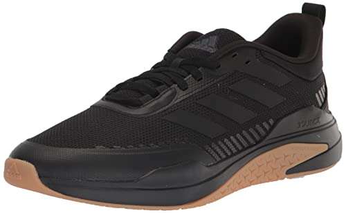 adidas Men's Dlux Trainer Running Shoe, Core Black/Core Black/Gum, 11