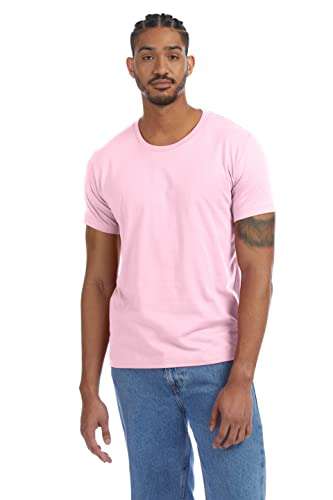 Alternative mens Go-to Tee T Shirt, Highlighter Pink, X-Small US