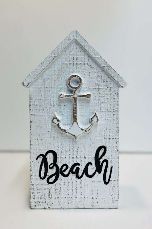 Beach Home Decoration Sign Hobby Lobby Beach-House Wooden Tabletop Decor