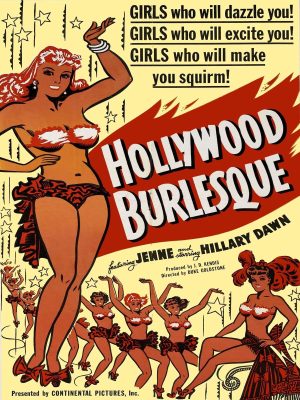 Hollywood Burlesque Decor Poster. Fine Graphic Art. Wall Interior Design 2504